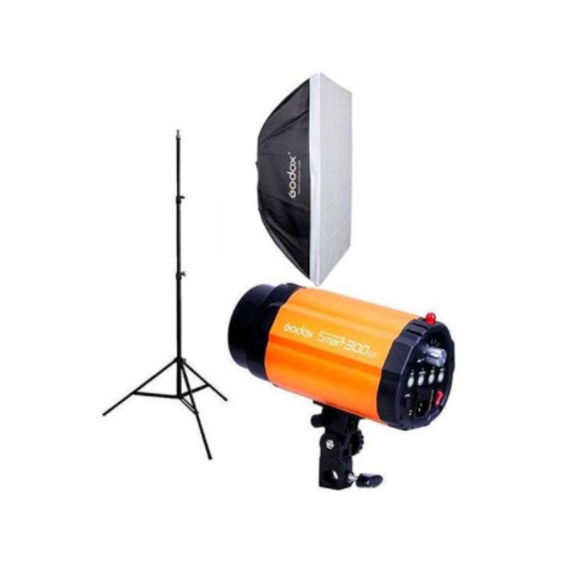 Kit Flash Estudio Godox 300SDI + tripode + Softbox 50x70cm Kit Flash Estudio Godox 300SDI + tripode + Softbox 50x70cm
